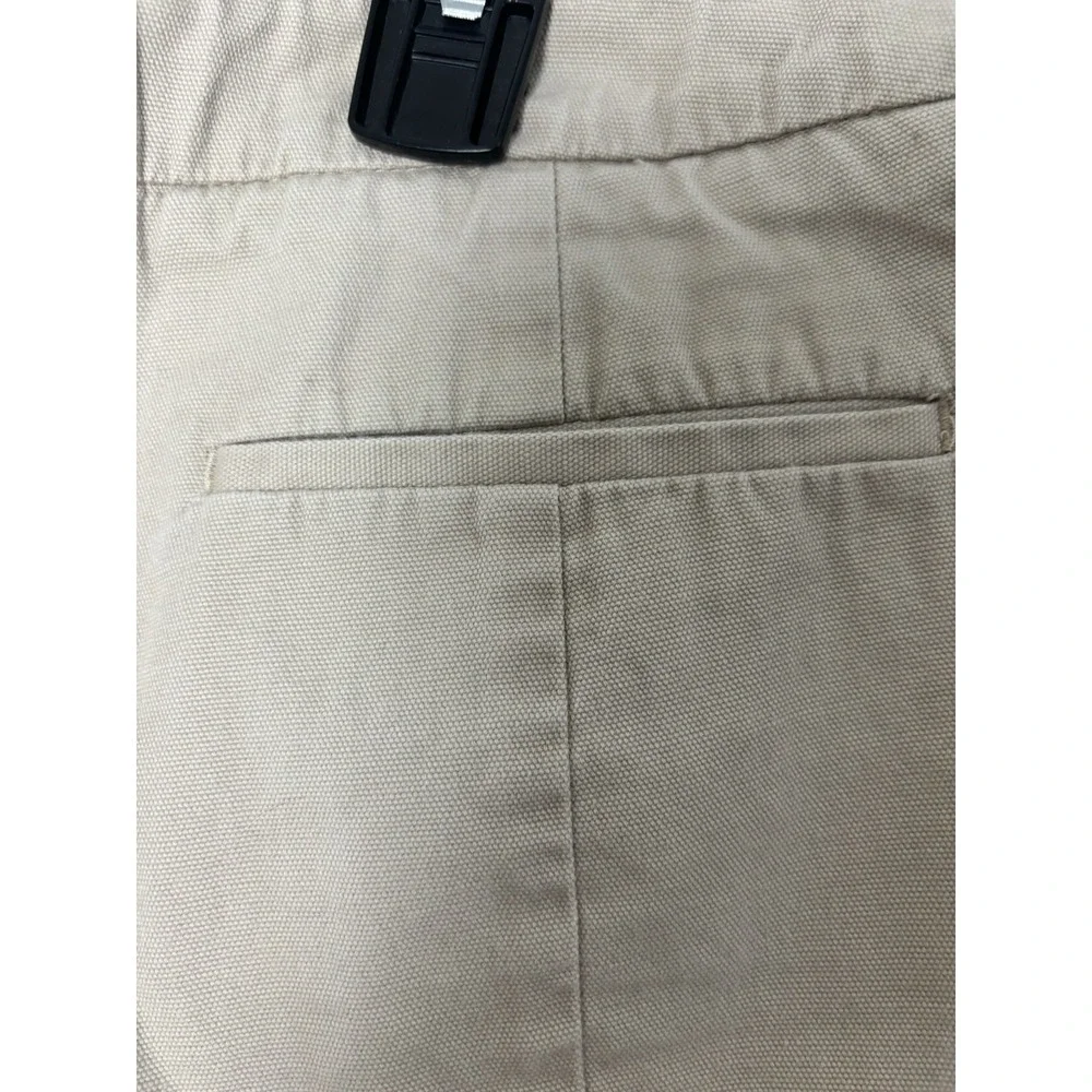 Gap Women's Size 6 Khaki Shorts Cotton Front‎ Top Slit Pockets Preppy